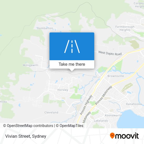 Vivian Street map