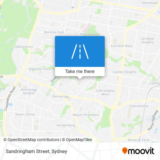 Sandringham Street map