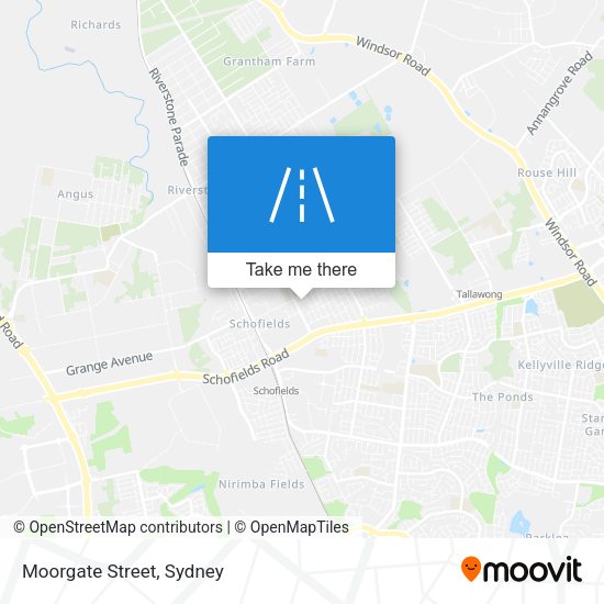 Moorgate Street map