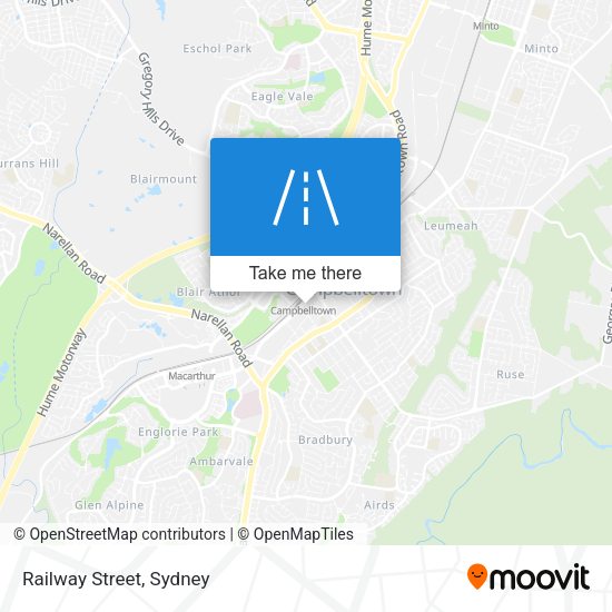 Railway Street map