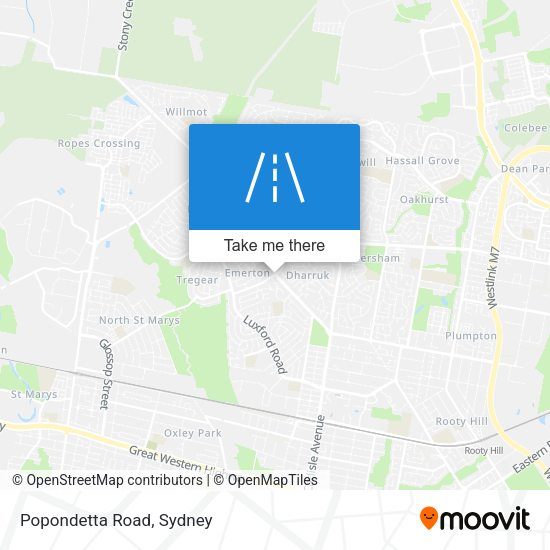Popondetta Road map
