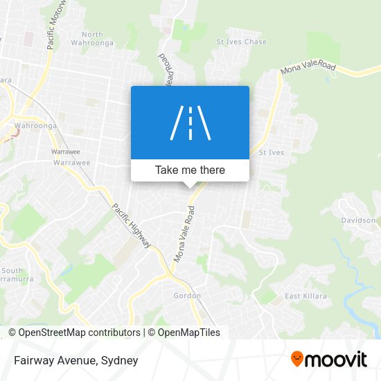 Fairway Avenue map