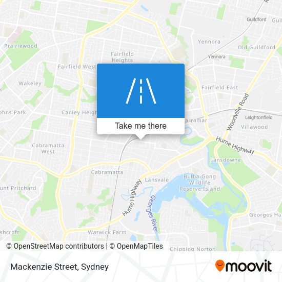 Mackenzie Street map