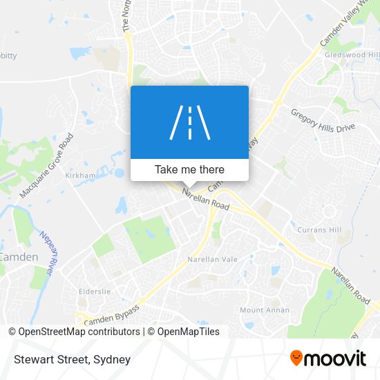 Stewart Street map