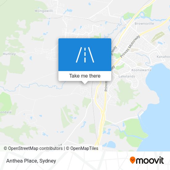 Anthea Place map