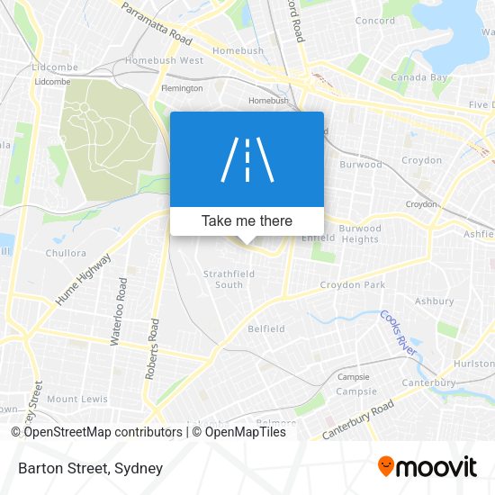 Barton Street map