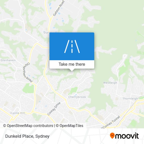 Dunkeld Place map