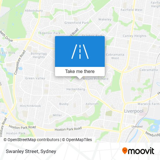 Swanley Street map