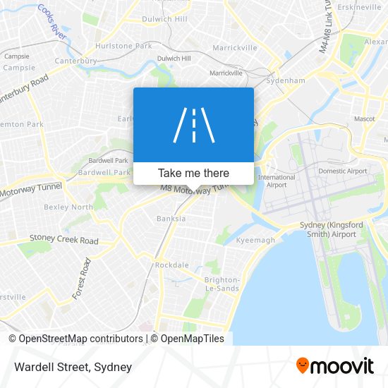 Wardell Street map
