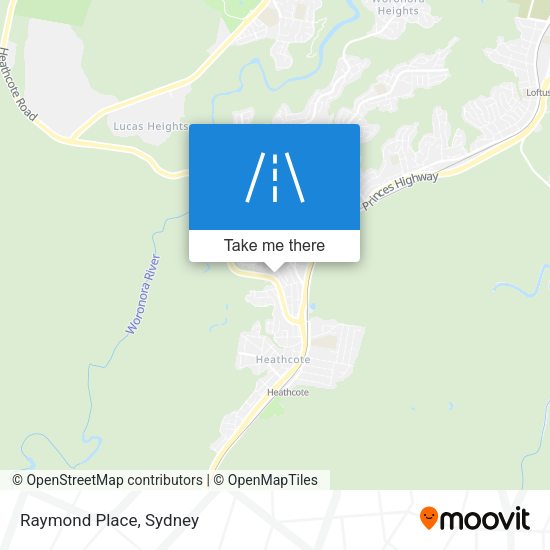 Raymond Place map