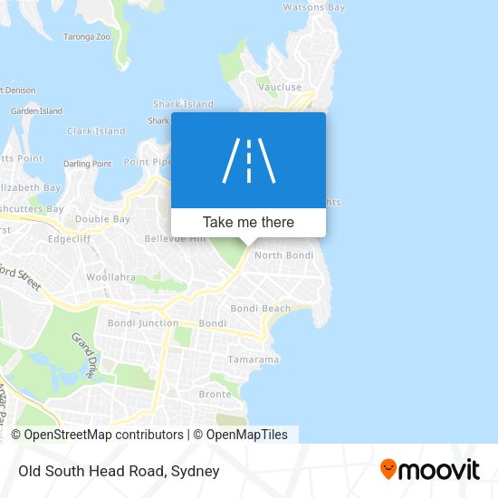 Old South Head Road map