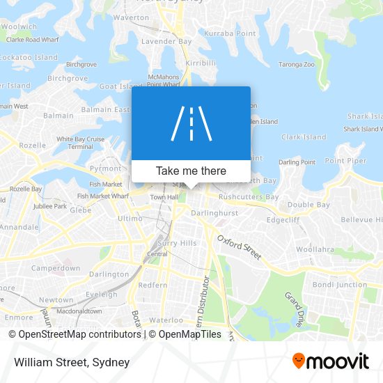 William Street map