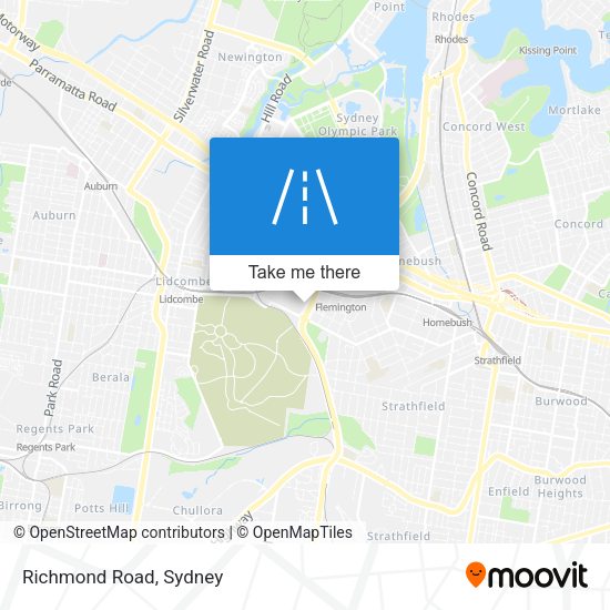 Richmond Road map