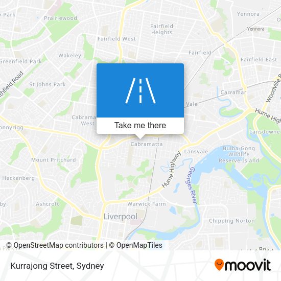 Kurrajong Street map
