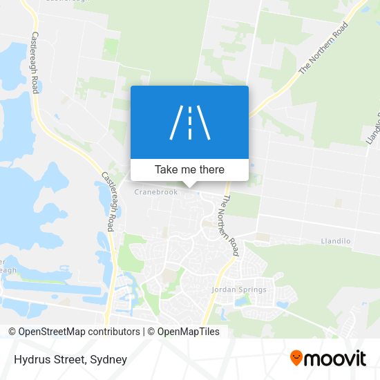 Hydrus Street map