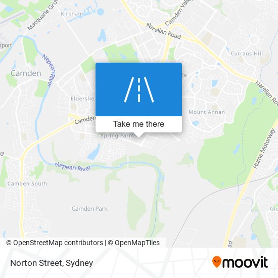 Norton Street map