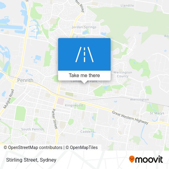 Stirling Street map