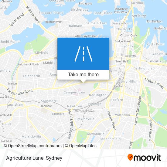 Agriculture Lane map