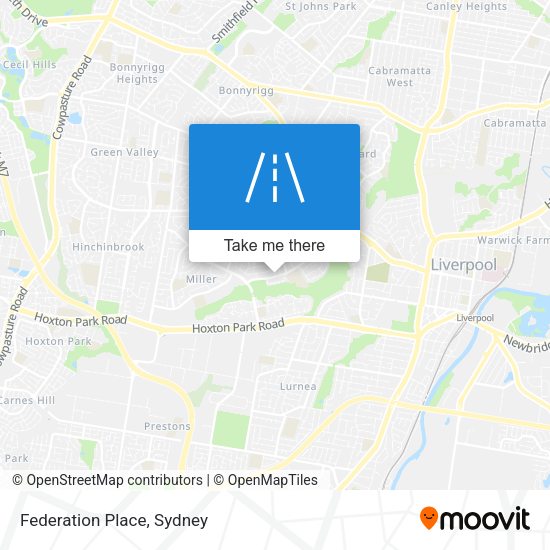 Federation Place map
