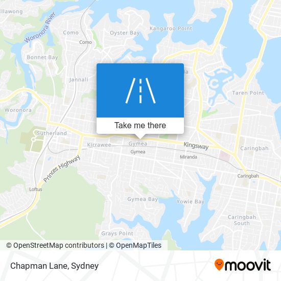 Chapman Lane map