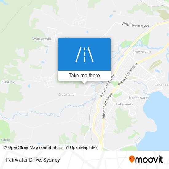 Fairwater Drive map