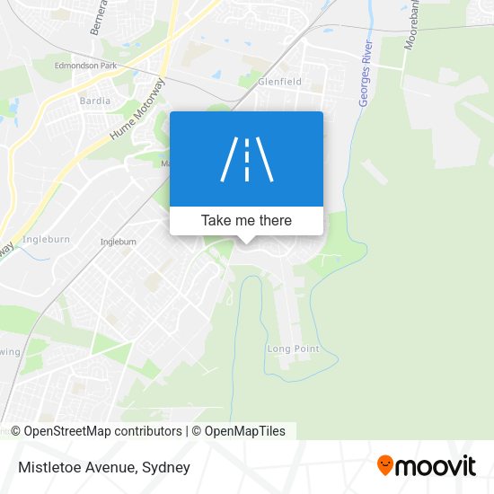 Mistletoe Avenue map