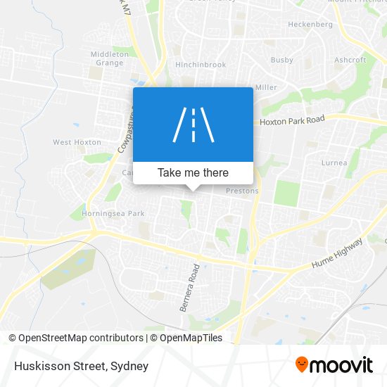 Huskisson Street map