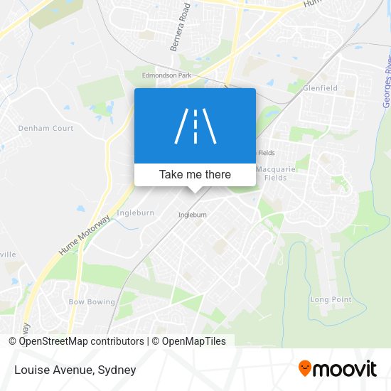 Louise Avenue map