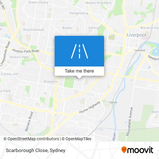 Scarborough Close map