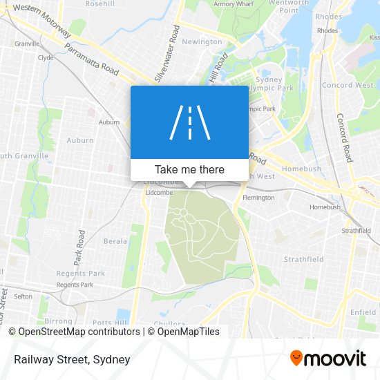 Railway Street map