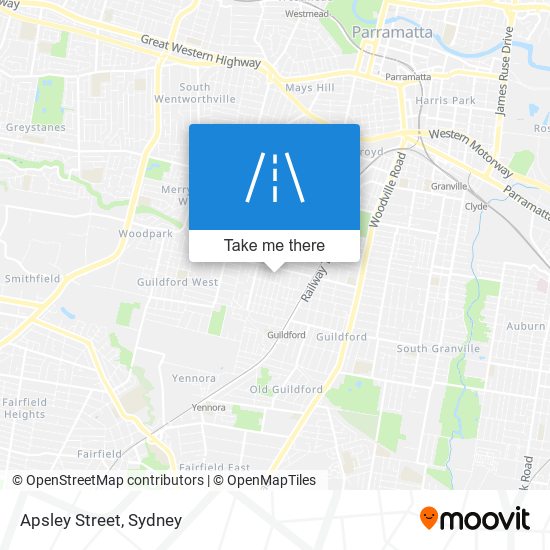 Apsley Street map