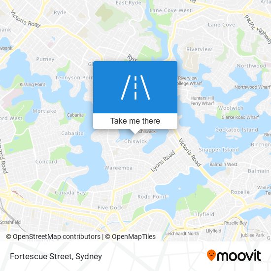 Fortescue Street map