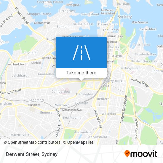 Derwent Street map