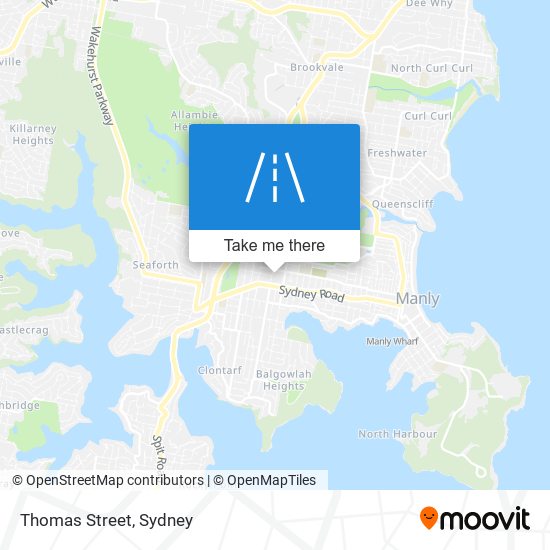 Thomas Street map