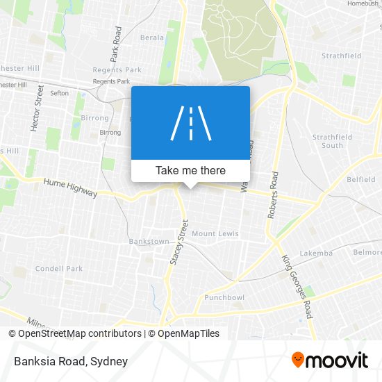 Banksia Road map