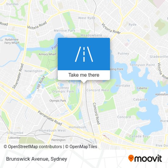Brunswick Avenue map