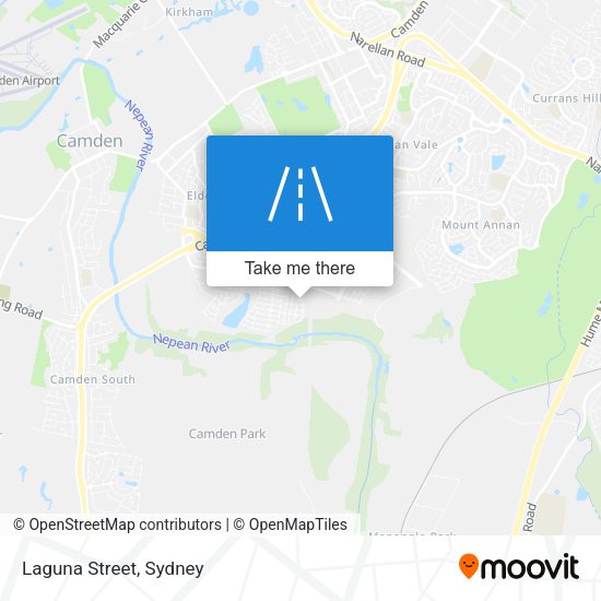 Laguna Street map