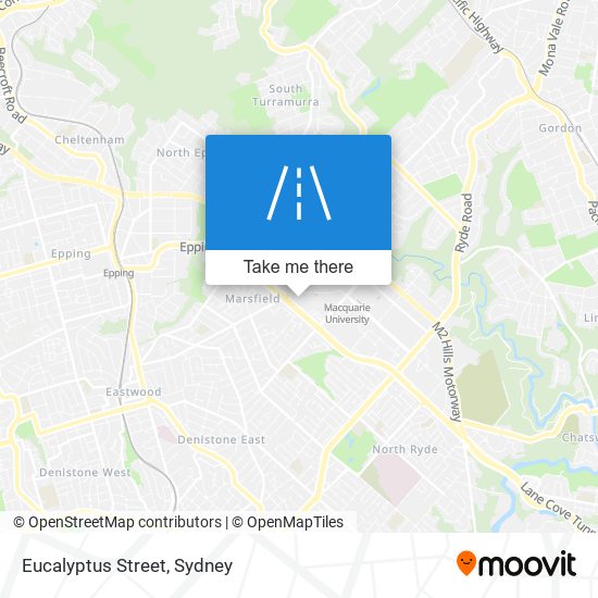 Eucalyptus Street map