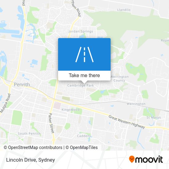Lincoln Drive map