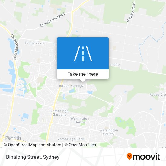 Binalong Street map