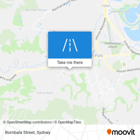 Bombala Street map