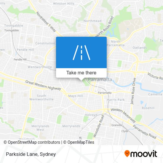 Parkside Lane map