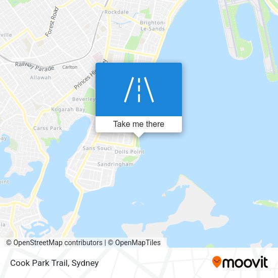 Cook Park Trail map