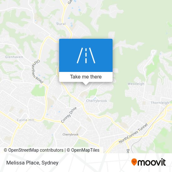 Melissa Place map