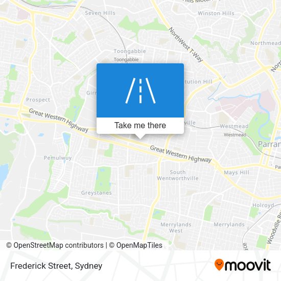 Frederick Street map