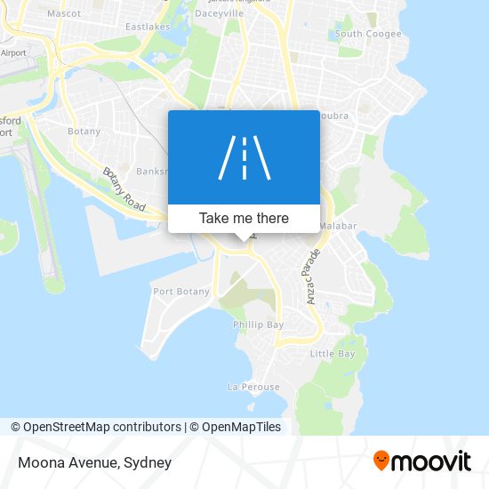 Moona Avenue map