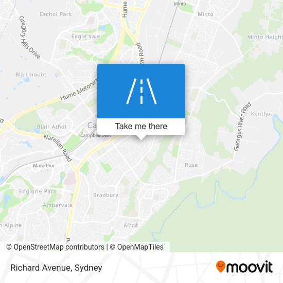 Richard Avenue map
