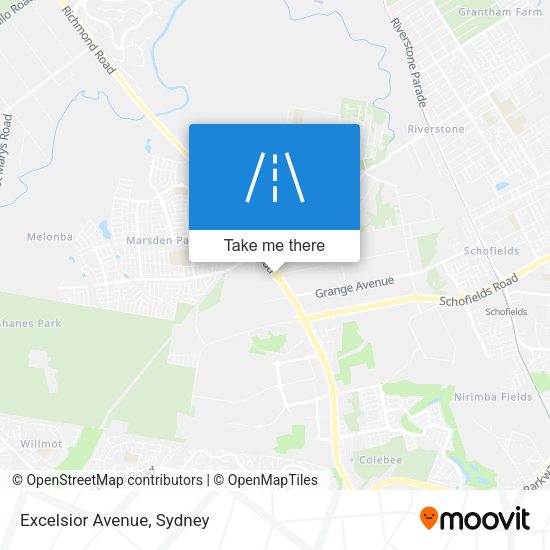 Excelsior Avenue map