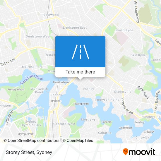 Storey Street map