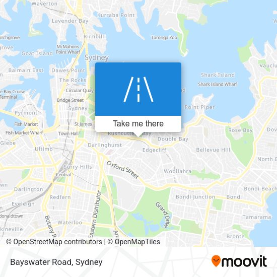 Bayswater Road map